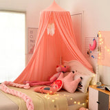 Triogift Princess Style Kids Baby Bed Room Canopy Mosquito Net Curtain Bedding Dome Tent Crib Mantle Children's Bedside Mosquito Net