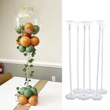 Triogift 6pcs Balloon Holder Stand Balloon Stick Stand for Table Decor Wedding Balloon Decorations Baby Shower Birthday Party Supplies