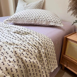 Triogift Summer Quilt French Style 2024 New Pure Cotton Double Layer Yarn Soybean Fiber Cool Blanket Air Condition Quilt