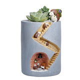 Triogift Adorable Hedgehog Figurine Planter