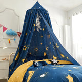 Triogift Bed Canopy Bed Curtain Mosquito Net Child Tent Round Dome Hanging Indoor Castle Play Tent For Kids Children's Room Decor