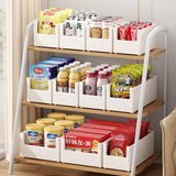 Triogift Cabinet Storage Box Kitchen Sundries Organizer Box Cupboard Basket Storage Case Cabinet Desktop Snack Makeup Spice Bottle Holder