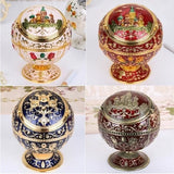 Triogift Multifunctional Creative Cigarette Cask European Ashtray Living Room Metal Living Room KTV Office Home Cover