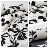 Triogift 100% Cotton 128x68 Fabric Bedding Set,1 Duvet Cover,2 Pillowcases,No Sheet,Customizable