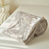 Triogift Summer Quil Style Class A Knitted Aerobic Cotton Printed Soybean Quilt Summer Bedspread Home Textiles