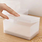 Triogift Mini Plastic Box Rectangular Box Translucent Box Packing Box Storage Box Dustproof Durable Strong Jewelry Storage Case Container