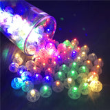 Triogift 10Pcs Switch Balloon LED Flash Luminous Lamps Tumbler Light Bar Lantern Christmas Wedding Party Decoration Birthday Decor Adult