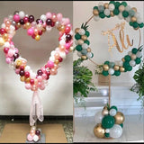 Triogift Balloon Garland Round Balloon Stand Arch Baby Shower Kids Birthday Party Decorations Ballon Wreath Frame Wedding Party Supplies