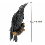 Triogift Gothic Raven Statue