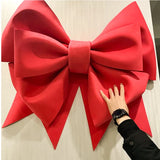 Triogift  Christmas Tree Decoration New Year Party Prop Christmas Big Bow EVA Shop Display Wedding Party Prop Festivity Occasion DIY