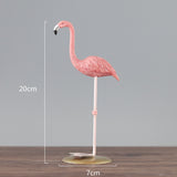 Triogift Elegant Flamingo Figurines