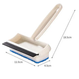 Triogift  Double-sided Household Glass Shaving Tile Bathroom Cleaning Brush Wipe Window Wiper Scraper Cleaning Mirror