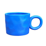 Triogift  -  Klein Blue mug, big ear ceramic cup, office coffee cup, niche design, creative splash cup, couple cup