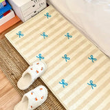 Triogift Bedroom Home Carpet Bedside Rug Decoration Cute Long Area Rugs Kids Room Decor Soft Fluffy Plush Floor Mat Shaggy  Alfombra