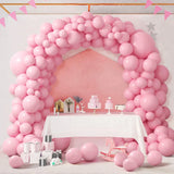 Triogift 112pcs Retro White Sand Balloon Pink Coffee Blue Ballon Birthday Party Decoration Baby Shower Globos Wedding Decor