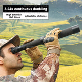 Triogift 8-24X40 Monocular Telescope Zoom Powerful Monocular for Hunting Camping Military Binoculars Telescope Astronomical