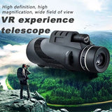 Triogift  HD 80x100 Professional Telescope Monocular Powerful Binoculars Long Range Waterproof Pocket Zoom Night For Hunting Tourism