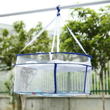 Triogift Detachable Double-layer Clothes Basket Tiled Drying Underwear Socks Net Bag Clothes Basket Clothes Drying Net