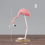 Triogift Pink Flamingo Desk Figurine