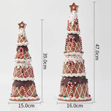 Triogift Candy Christmas Tree Decoration Gift Soft Clay Fairy Tale Fantasy Desktop Decorations Ornaments Hot Xmas Mini Ornaments