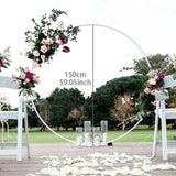 Triogift  Plastic Balloon Arch Ring DIY Wreath Frame Holder Circle Ballon Stand Column Base Baby Shower Wedding Birthday Party Decor Kids