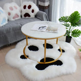 Triogift Lovely Cat Paw Pattern Soft Plush Carpet Home  Rugs and Carpets for Home Living Room