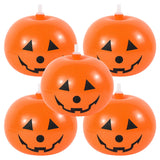 Triogift 12inch 5Pcs Halloween Latex Balloons Pumpkin Ghost Festival Balloons Halloween Decorations Home Outdoor Halloween Pumpkin Decor