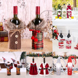 Triogift Christmas Wine Bottle Cover Merry Christmas Decorations For Home  Cristmas Ornament Xmas Navidad Gifts New Year