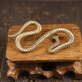 Triogift Copper Snake Mini Statue