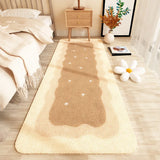 Triogift Gradient Cozy Soft Bedroom Carpet Art Minimalist Wavy Girl Room Home Decoration Modern Aesthetics Balcony Rug ковер tapete