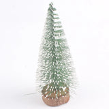 Triogift  Mini Christmas Tree Desktop Decoration DIY Pine Needle Tree Christmas Decoration Christmas White Cedar Small Christmas Tree