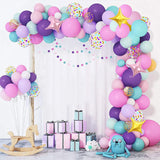 Triogift Green White Macaron Metal Balloon Garland Arch Kit Wedding Birthday Balloons Decoration Party Balloons For Kids Baby Shower