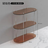 Triogift  -  Ins Acrylic Desktop Rack Bathroom Toilet Storage Rack Layered Finishing Rack Bedroom Cup Storage Cosmetic Perfume Display Rack