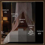 Triogift Hanging Dome Mosquito Net Bed Canopy Romantic Shading Double Layer Bed Valance Anti-mosquito Home Textiles Bedcover Curtain