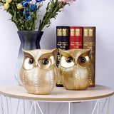 Triogift Creative Resin Owl Ornaments Living Room Office Table Decorative Handicrafts Home Desktop Decoration Accessories, Friend Gifts