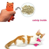 Triogift  Cat Toy Rustle Sound Catnip Toy Cats Products Toys for Kitten Teeth Grinding Cat