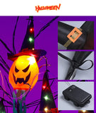 Triogift 5pcs LED Halloween Pumpkin Outdoor Light Battery Power Horror Grimace Glowing Party Props Halloween Decoration