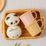 Triogift  -  Cute Animal Coffee Cup Kawaii Cat Bunny Bear Ceramic Mug For Tea Milk Water Juice Mocha Lovers Breakfast Cup Birthday Gift 350ml