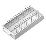 Triogift Kitchen Pull Out Dish Racks With Drainboard Drawer Storage Sliding Mesh Cabinet Basket for Accessorie Pull Out Cabinet Organizer