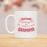 Triogift  -  1pc 330ml Best Mum Mug Gifts for Mummy Grandma Ceramic Mugs Coffee Cups Desktop Decoration Summer and Winter Drinkware