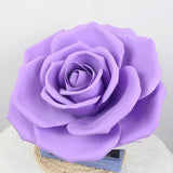 Triogift Road Leading PE Foam Curl Rose Flower Wedding Party Autumn Decorations Giant Artificial Flores Photography Props Accessories