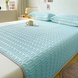 Triogift   Latex mattress Summer mat Dust mat Air-conditioned mattress bedding set girl bedroom 120 150