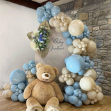 Triogift Macaron Blue Balloon Garland Arch Kit Wedding Birthday Ballon Birthday Party Decorations Kids Latex Baloon Baby Shower Girl Boy