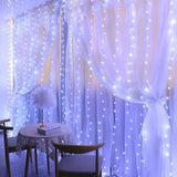 Triogift  Christmas Lights Curtain Garland Merry Christmas Decorations For Home Christmas Ornaments Xmas Gifts Navidad New Year Decor