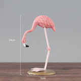 Triogift Resin Pink Flamingo Figurine