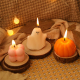 Triogift Halloween Decoration Aromatherapy Small Ornament Aromatherapy Cute Halloween Cartoon -Pumpkin Ghost Aromatherapy Candle Set