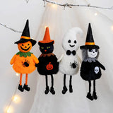 Triogift Halloween Decorative Pendant Ghost Festival Pumpkin Witch Pendant Bar Haunted House Layout Props Happy Helloween Party Decor