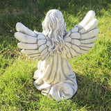 Triogift Angels Statues European Resin Angel Decoration Figurine Outdoor Home Desktop Garden Gifts