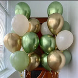 Triogift 40inch Olive Green 0-9 Number Digital Helium Balloons Kids Adult 18 30 60th Birthday Party Decor Wedding Hawaiian Party Supplies