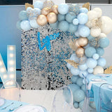 Triogift Blue Balloon Garland Arch Kit 1st Birthday Party Decoration Kids Baby Shower Boy Wedding Birthday Ballon Foil Latex Ballon